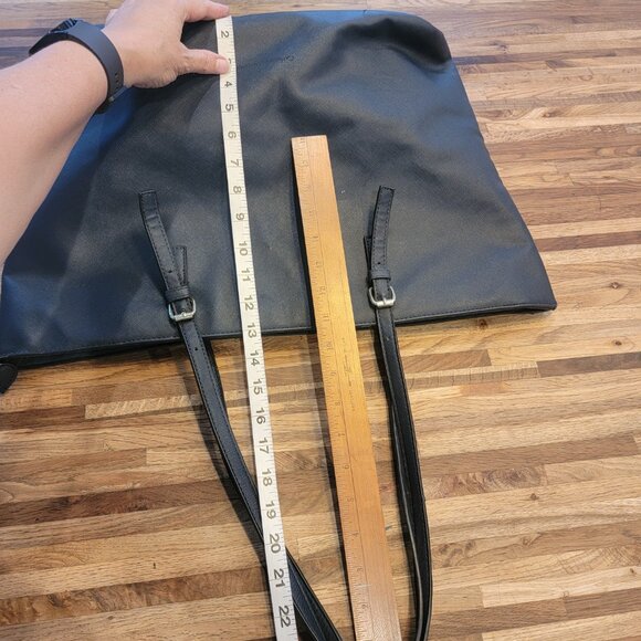 Catherine Malandrino Blue Large 2 Handle Tote Purse - Picture 6 of 15